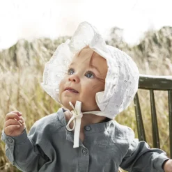 Babymössa Vintage - Embroidery Anglaise