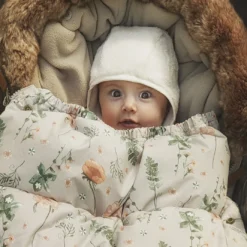 Babymössa Vintage Varmfodrad - Shearling
