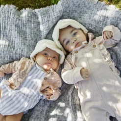 Babymössa Vintage - White Bouclé