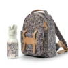 Backpack MINI & Vattenflaska Set - Blue Garden