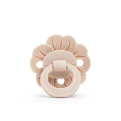 Binky Bloom Napp & Napphållare Set - Powder Pink