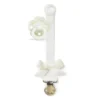 Binky Bloom Napp & Napphållare Set - Vanilla White