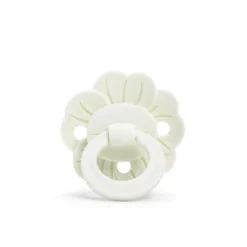 Binky Bloom Napp & Napphållare Set - Vanilla White
