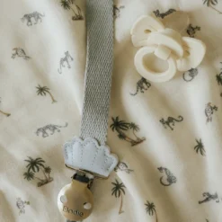 Binky Bow Silikon 0-6 m - Oat White