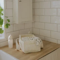 Diaper Caddy - Creamy White