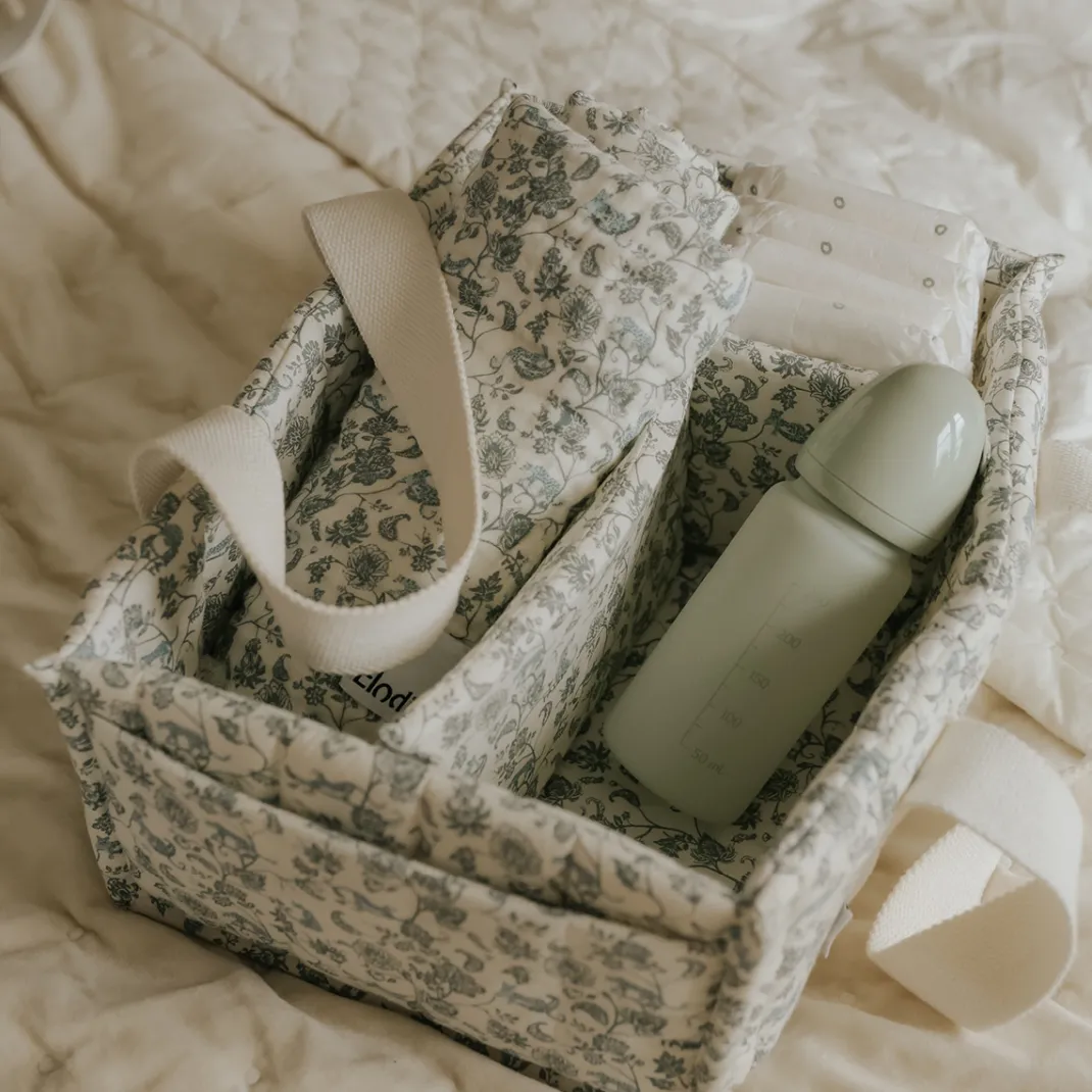 Diaper Caddy - Garden Leo Toile