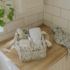 Diaper Caddy - Garden Leo Toile