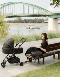Elodie MONDO Liggdel & Barnvagn Set - Black
