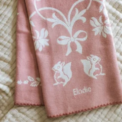Jacquardfilt - Mullberry Pink