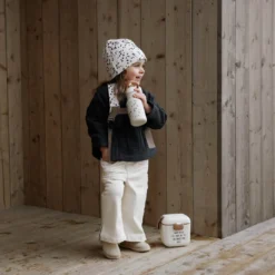 Light Beanie - Dalmatian Dots