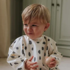 Långärmad Haklapp - Dalmatian Dots Grande