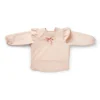 Långärmad Haklapp - Rosy Bow