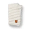 Pälsmjuk Stickad Filt - Vanilla White