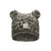 Pälsmjuk Stickad Mössa - Le Leopard