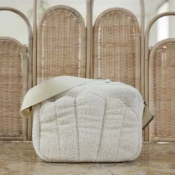 Skötväska Cross Body - White Bouclé