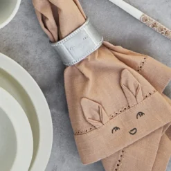 Tygservetter för barn - Faded Rose/Powder Pink